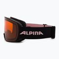Síszemüveg Alpina Nakiska black/rose matt/orange 4