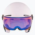 Gyermek síbukósisakok Alpina Zupo Visor Q-Lite rose matt 10