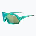Napszemüveg Alpina Rocket Q-Lite turquoise matt/green mirror