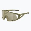 Napszemüveg Alpina Hawkeye Q-Lite olive matt/silver mirror