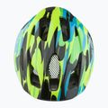 Alpina Pico gyermek kerékpáros sisak neonzöld/ kék fényes 3