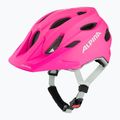 Gyermek kerékpáros sisak Alpina Carapax shocking pink matte