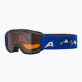 Gyerek síszemüveg Alpina Piney black/ blue matt/ orange 5