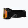 Síszemüveg Alpina Venet Q-Lite black matt/red 4