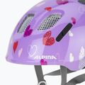 Gyerek kerékpáros sisak Alpina Ximo 2 Jr purple hearts gloss 7