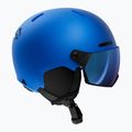 Gyerek sísisak Alpina Zupo 2 Visor Q-Lite blue matt 2