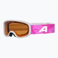 Gyerek síszemüveg Alpina Piney 2.0 white/pink matt