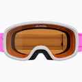 Gyerek síszemüveg Alpina Piney 2.0 white/pink matt 2