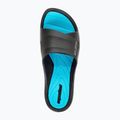 Női flip-flop aquafeel Profi Pool fekete / türkizkék 2