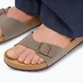 Női papucsok BIRKENSTOCK Madrid Birkibuc Regular stone 10