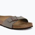 Női papucsok BIRKENSTOCK Madrid Birkibuc Regular stone 7