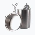 Tatonka Fogantyús bögre 600 ml-es acél utazási készlet 7