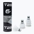 Talbot-Torro Tech 450 tollaslabda ütők, Premium Nylon 6 db fehér 469282