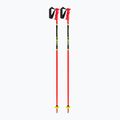 Gyerek síbot LEKI Racing bright red/ black/ neon yellow