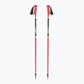 Gyerek síbot LEKI Racing bright red/ black/ neon yellow