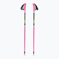 Gyerek síbot LEKI Racing neon pink/ black/ neon yellow