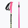 Gyerek síbot LEKI Racing neon pink/ black/ neon yellow 3