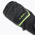 Gyerek síkesztyű LEKI WCR Team 3D Junior Mitt black/ ice lemon 5
