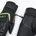 Gyerek síkesztyű LEKI WCR Team 3D Junior Mitt black/ ice lemon 7