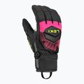Síkesztyűk LEKI WCR Core TR black/neon pink/neon yellow 2