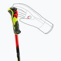 Gyermek síbotok LEKI WCR Evo Lite SL TR bright red/black/neon yellow 6