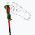 Gyermek síbotok LEKI WCR Pro Lite SL TR bright red/black/neon yellow 6