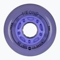 Görkorcsolya kerekek Powerslide Neons LED 76 mm/85A 4 pcs. lilac