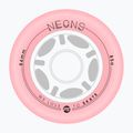 Görkorcsolya kerekek Powerslide Neons LED 84 mm/85A 4 pcs. rose