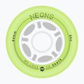 Görkorcsolya kerekek Powerslide Neons LED 84 mm/85A 4 pcs. green