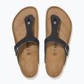 Papucsok BIRKENSTOCK Gizeh Oiled Leather black 3
