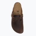 BIRKENSTOCK Boston LEOI Keskeny habana flip-flopok 5