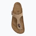 Papucsok BIRKENSTOCK Gizeh Oiled Leather tabacco brown 5