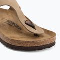 Papucsok BIRKENSTOCK Gizeh Oiled Leather tabacco brown 7