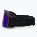 Síszemüveg UVEX G.gl 3000 TO black matt/mirror blue/lasergold lite/clear 4