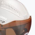 Női síbukósisak UVEX Hlmt 600 visor fehér 56/6/236/50 6
