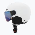 Gyerek sísisak UVEX Rocket Visor Jr white/black matte/mirror blue/smoke 3