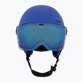 Gyerek sísisak UVEX Rocket Visor Jr blue matt/mirror blue/smoke 2
