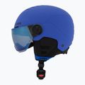 Gyerek sísisak UVEX Rocket Visor Jr blue matt/mirror blue/smoke 3