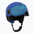 Gyerek sísisak UVEX Rocket Visor Jr blue matt/mirror blue/smoke 9