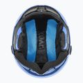 Gyerek sísisak UVEX Rocket Visor Jr blue matt/mirror blue/smoke 5