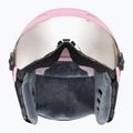 Gyerek sísisak UVEX Rocket Visor Jr pink confetti matt/mirror silver/lasergold lite 3