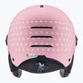Gyerek sísisak UVEX Rocket Visor Jr pink confetti matt/mirror silver/lasergold lite 4