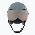 Gyerek sísisak UVEX Rocket Visor Jr rhino/blush matt/mirror silver/lasergold lite 2