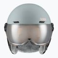 Gyerek sísisak UVEX Rocket Visor Jr rhino/blush matt/mirror silver/lasergold lite 2