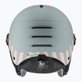 Gyerek sísisak UVEX Rocket Visor Jr rhino/blush matt/mirror silver/lasergold lite 3