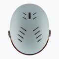 Gyerek sísisak UVEX Rocket Visor Jr rhino/blush matt/mirror silver/lasergold lite 5
