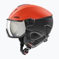 Sí sisak UVEX Instinct Visor fekete/piros 56/6/260/7005 9