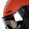 Sí sisak UVEX Instinct Visor fekete/piros 56/6/260/7005 6