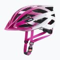 Kerékpáros sisak UVEX Air Wing pink/white 2