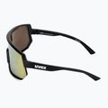 Kerékpáros szemüveg UVEX Sportstyle 235 P fekete matt/sárga tükör 53/3/032/2230 4